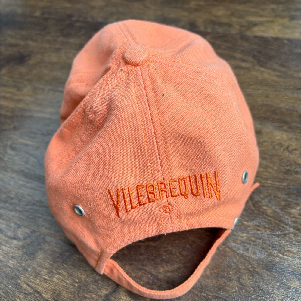 Orange Turtle Embroidered Cap - Picture 3 of 4